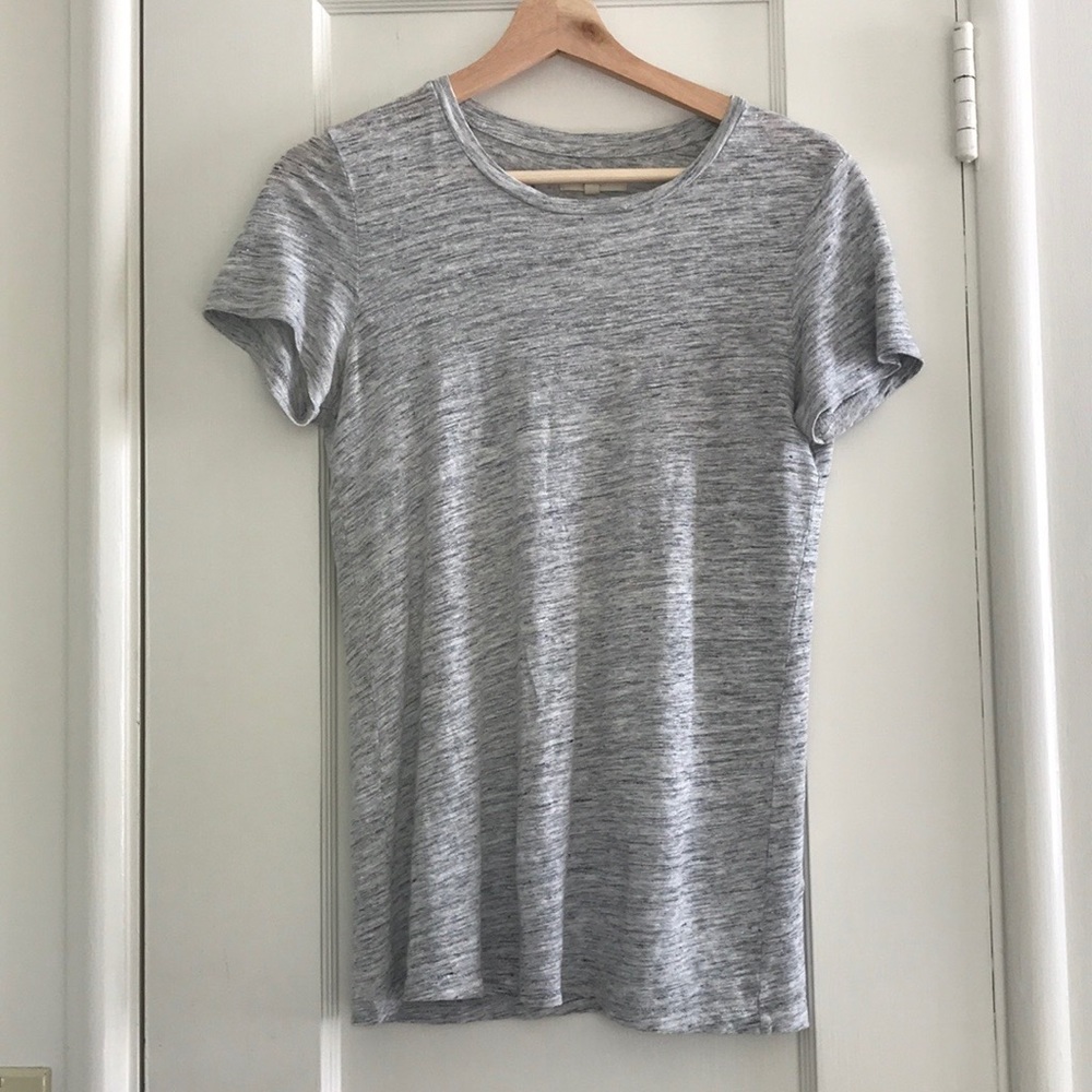 Madewell Grey Linen Tee